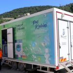 Mobile hygiene vehicles serve the citizens in Bozkurt, where the flood disaster took place.