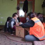 We delivered a total of 8 boxes of hygiene, food and baby care kits to 3 Iranian and registered families living in Van
