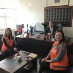 Gaziantep GAP Görme Engelliler İlkokul/Ortaokulu Müdürü Mehmet Yıldız’ı makamında ziyaret ettik