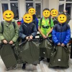 We donated coats and boots to 45 students